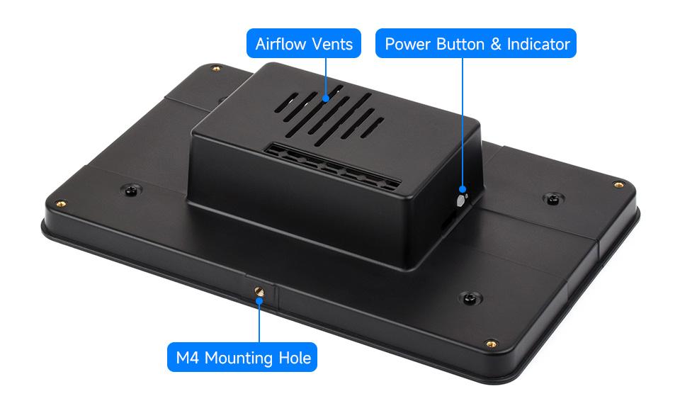 PI5-CASE-TD2 WaveShare製 Raspberry Pi 5/Touch Display 2用